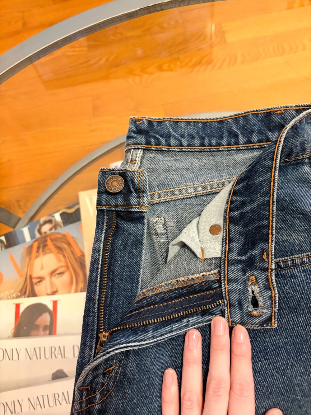 Vintage Levi's 15961 Orange Tab Loose Fit Straight Leg Jeans - Picture 3 of 7